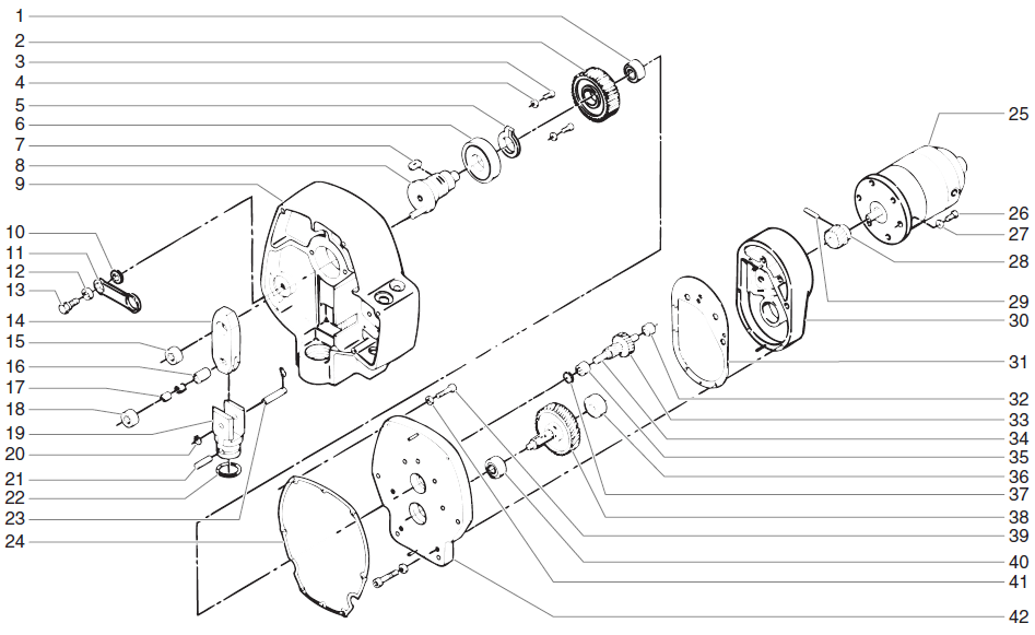 EP2300se Drive Assembly Parts